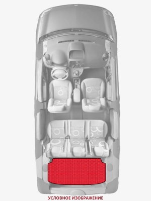 ЭВА коврики «Queen Lux» багажник для УАЗ 31514